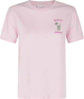 MC2 Saint Barth Emilie T-Shirt - Dames - T-shirts - Roze - L - Katoen - Tops