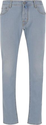Jacob Cohen Stijlvolle Broeken voor Mannen - Heren - Slim Fit Jeans - Blauw - W35 - Jeans