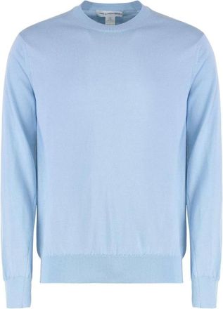 Comme Des Gar&ccedil;ons Trui met ronde hals - Heren - Ronde hals truien - Blauw - L - Katoen - Truien & Vesten