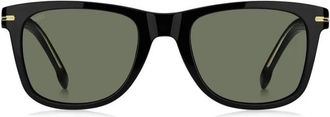 HUGO BOSS Stijlvolle zonnebril van topkwaliteit - unisex - Zonnebrillen - Zwart - 52 MM - Accessoires