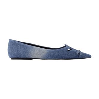 Marc Jacobs Womens Cotton Ballerina Blue