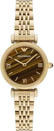 Armani Quartz Tigers Eye Dial Ladies Watch AR11703