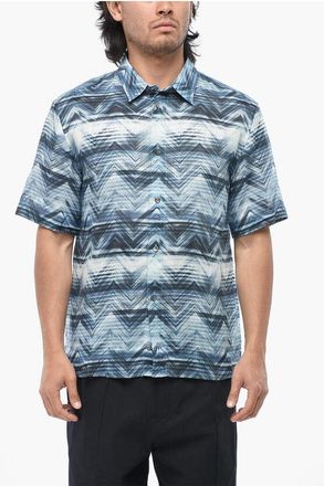 Missoni Chevron-Pattern Shirt With Chest Pocket size Xs