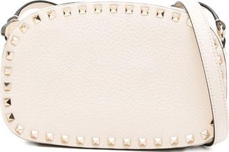 Valentino Garavani Beige Rockstud Small Crossbody Bag