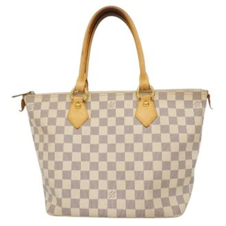 Louis Vuitton Pre-owned Handbags, female, White, Size: ONE SIZE Pre-owned Saleya PM Tote