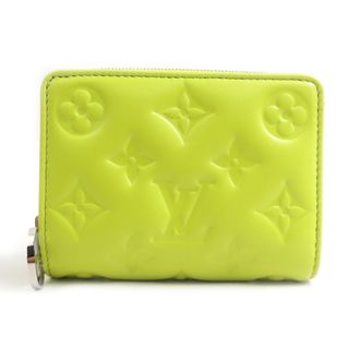 Louis Vuitton Green Yellow Leather Wallet (Bi-Fold) (Pre-Owned)