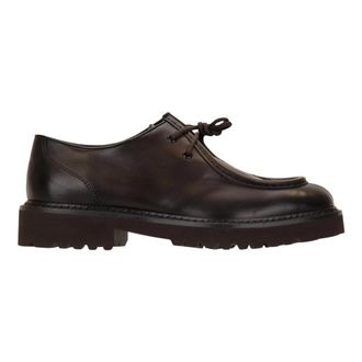 Doucal's Zakelijke Schoenen - Heren - Veterschoenen - Bruin - 39 EU - Leer - Schoenen