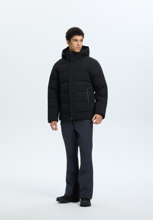 Icepeak Steppjacke ICEPEAK ICEPEAK BIXBY, Herren, Gr. 48, basic schwarz, Obermaterial: 100% Polyester, Jacken Steppjacke, f&uuml;r Erwachsene, wasserdicht mit 1000