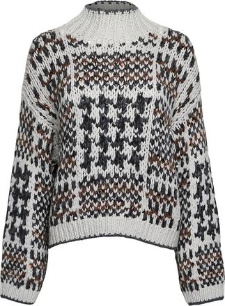 Brunello Cucinelli Maglione con paillettes - Toni neutri