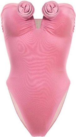 La Reveche Womens Swimsuit Alya Pink Polyamide Swimwear Sea Clothing