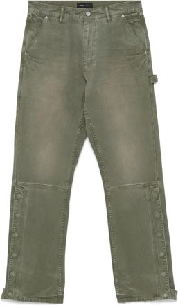 Purple Pantaloni con bottoni automatici - Verde