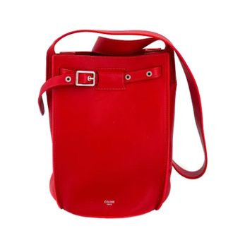 Celine Pre-owned Bucket Bags, female, Red, Size: ONE SIZE Pre-owned Big Bag Bucket