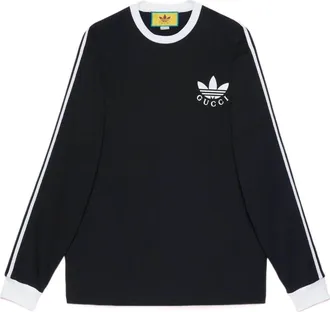 Gucci Adidas X Gucci long sleeve T-shirt Black 722944-XJE1H-1152