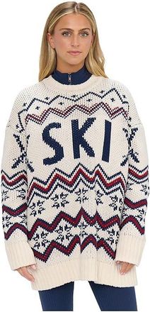 Show me your Mumu Fireside Sweater Womens Sweater Cream Ski Knit : XL, Acrylic/Cotton