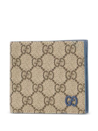 Gucci GG supreme-monogram cardholder - men - Leather/Calf Leather - One Size - Neutrals
