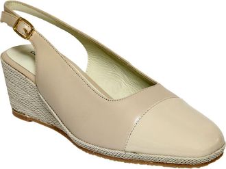 David Tate Sheyla Slingback Wedge Pump in Light Taupe at Nordstrom, Size 10.5