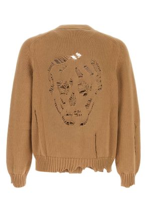 Alexander McQueen 807273q1ba7 2757 Toffee Exterior: Cotton Maglieria Sweater
