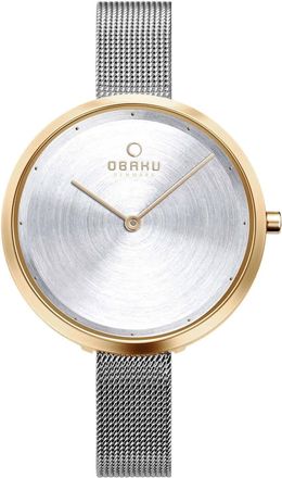 Obaku Womens Classic Silver Dial Watch