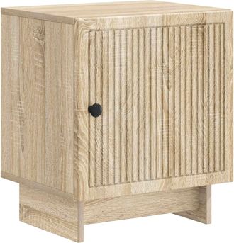 vidaXL Armario De Noche Roble Sonoma 43 X 34,5 X 50 Cm Vidaxl