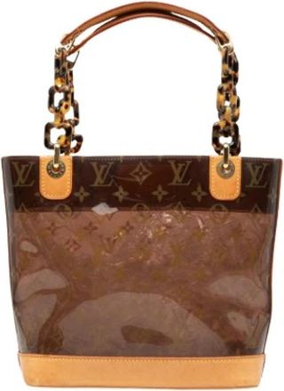Louis Vuitton Pre-owned Cabas Sac Ambre PM - Dames - Vintage Handtas - Bruin - ONE Size - Leer - Vintage
