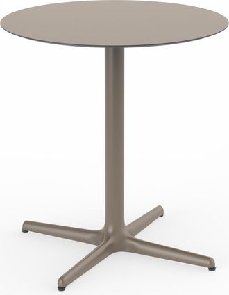 Resol Mesa Redonda &Oslash;70 Toledo Resol Madera Metal Marr&oacute;n