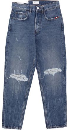 Amish Heren Denim Jeans Slim Fit - Heren - Regular Fit Jeans - Blauw - W34 - Denim - Jeans