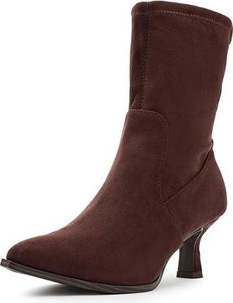 Dolce Vita Lalana Womens Boots Dark Brown : 8.5 M, Synthetic