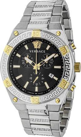 Versace Sporty Greca Chronograaf Horloge - Heren - Horloges - Veelkleurig - ONE Size - Accessoires