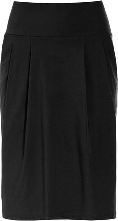 Bitte Kai Rand Zwarte Geplooide Stretch Rok - Dames - Korte rokken - Zwart - 2XL - Rokken