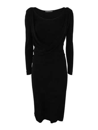 Alberta Ferretti Long sleeves midi dress