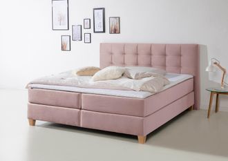 HOME AFFAIRE Boxspringbett »Moulay« inkl. Topper, in 3 Härtegraden, TFK auch in Härtegrad 4