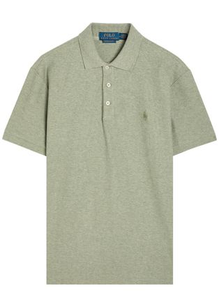 Polo Ralph Lauren Waffle Cotton Polo Shirt - Green - XL