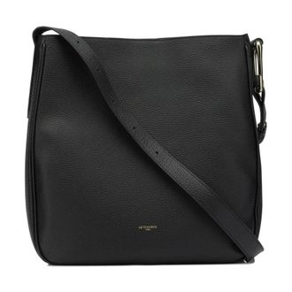 Le Tanneur Madeleine Large Hobo Bag - Dames - Schoudertassen - Zwart - ONE Size - Leer - Tassen