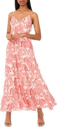 Parker Adia Tiered Maxi Sundress in Baked Apple at Nordstrom Rack, Size Xx-Large