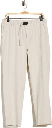 Zella Belted Relaxed Tapered Pull-On Pants in Grey Moonbeam at Nordstrom Rack, Size Xx-Large