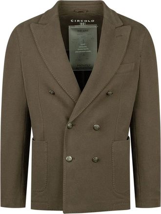 Circle Of Trust V-hals Blazer - Heren - Blazers - Groen - M - Jassen