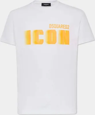 Dsquared2 Womens Icon Blur Graphic T-Shirt In White