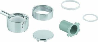 GROHE 49089 Mango De Control De Temperatura Redondo Para Termostato - Kit De Molduras Cromadas - Grohe