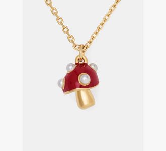 Kate Spade New York Secret Garden Mushroom Pendant