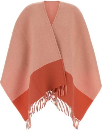 Gucci Pink Color Block V Neck Sweater