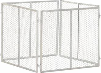 vidaXL Compostador De Jard&iacute;n Hierro Galvanizado 85x85x70 Cm Vidaxl