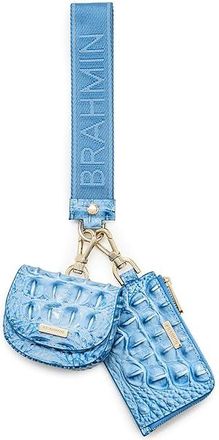 Brahmin Etta Cross Body Womens Handbags Aura Blue, Leather