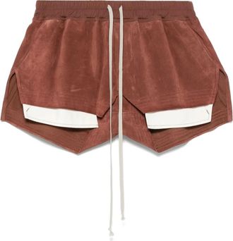 Rick Owens Shorts con coulisse - Marrone
