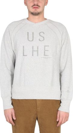 Engineered Garments Relaxed Fit Crewneck Sweatshirt With Logo