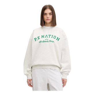 P.E Nation Dynamic Sweat - Dames - Sweatshirts - Grijs - S - Katoen - Hoodies & sweatvesten