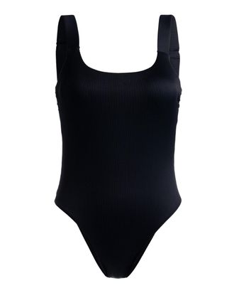 Roxy Badeanzug ROXY Rib Roxy Love The Spinner, Damen, Gr. XL, grau (anthrazit), Obermaterial: 91% Nylon, 9% Elasthan;, Badeanz&uuml;ge Badeanzug