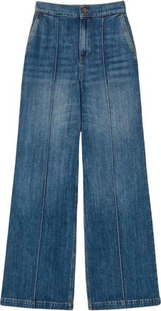 Twinset Pantalones Anchos - Jeans - Mujer - Azul - W28