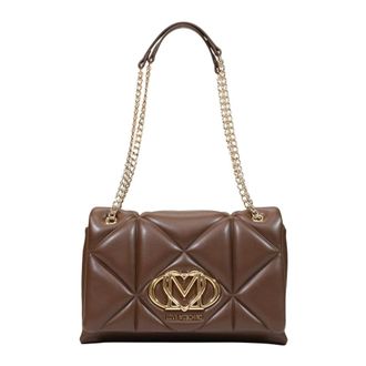 Love Moschino Medium Shoulder Bag - female - Love Moschino - Shoulder Bags - Brown - ONE SIZE - Bags