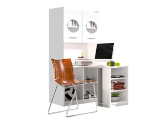 Mirjan24 Mobilier1 - Mesa De Oficina Salmere 104, Con Puertas, N&uacute;mero De Puertas: 0, N&uacute;mero De Cajones: 0, 75x150x53cm