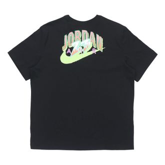 Nike Jordan Air Jordan 23 Swoosh Sports Causual Ventilate Letter Printing Round Collar Male Black CZ8379-010